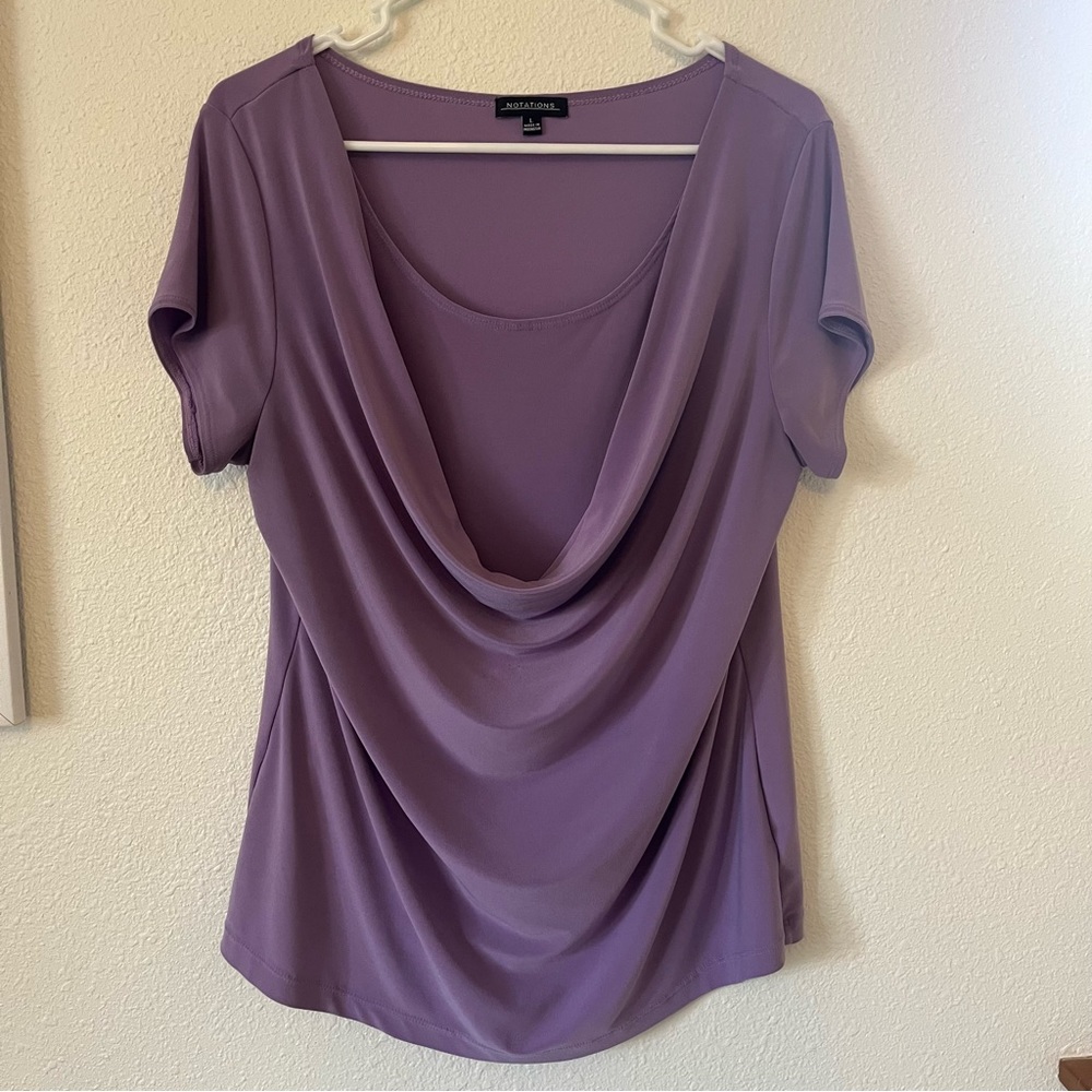 Women’s Purple Notations Blouse
